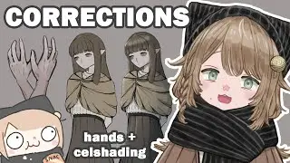 【DRAWING】Corrections + Korean Snack Taste Test【Tabby | Vtuber】