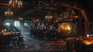 Old Medieval Tavern Ambience 🕯️ Cozy Irish Pub Music for D&D, RPG & Fantasy Gameplay