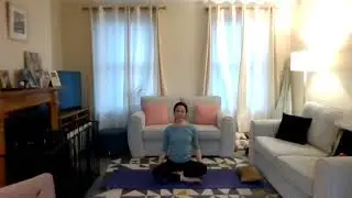 Online Zoom Yoga Class recording example.