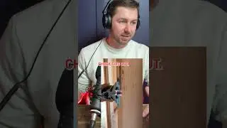 How to mortise a lock with a basic router. I wish I'd know this earlier. #carpentry