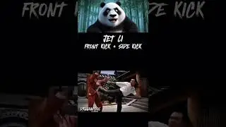 Jet Li Inspired Kick Combo🔥 Front Kick + Side Kick Tutorial! #ytshorts #martialarts #kicktechniques
