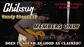 Randy Rhoads CHIBSON  Les Paul &ndash; Pure Room Tone Demo (Vintage Zeppelin Vibes) 