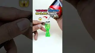 Kreatif sekali ! Membuat sendiri adaptor isi ulang gas korek api supaya gak ngempos 😱
