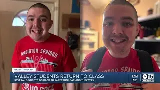 Student with autism eager to learn as he returns to in-person learning