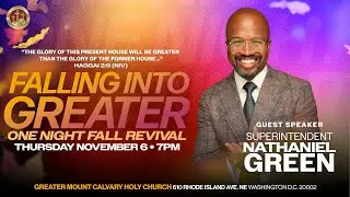 Trusting God Through Seasons I Don't Understand | One Night Fall Revival with Supt. Nathaniel Green
