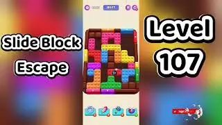 Slide Block Escape Level 107 Walkthrough 🧩 | Go Answer