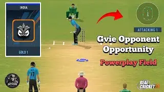 Rc24: Multiplayer Gameplay - Giving Opponent Power Play Fielding [Real Cricket 24]