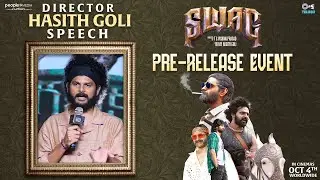 Director Hasith Goli speech at SWAG🤘Pre-Release Event | Sree Vishnu | TG Vishwa Prasad | PMF