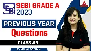 SEBI Grade A Previous Year Paper | SEBI Grade A | Class #5 | English By Kinjal Gadhavi