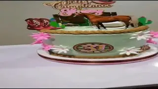 C&oacute;mo decorar torta con tem&aacute;tica de caballos