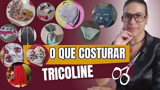 Ideias incriveis para costurar tecido TRICOLINE  | Costura criativa