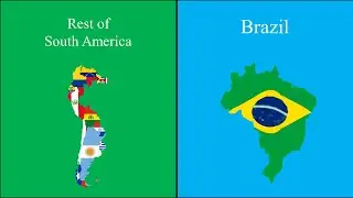 Brazil vs Rest of South America | Rest of South America vs Brazil