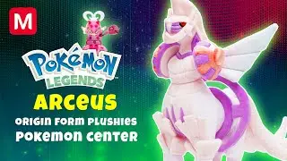 ORIGIN FORM plushies from Pok&eacute;mon Legends: Arceus (Legendary Pok&eacute;mon)