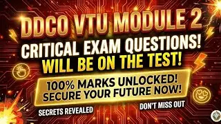 DDCO BCS302 MODULE 2 IN ONE SHOT IMPORTANT QUESTIONS|3rd sem VTU DDCO |edu yodha |ddco vtu 3rd sem 