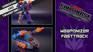 Unboxing and transforming Decepticon Weaponizer Fasttrack (Tagalog)