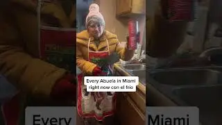 It&rsquo;s ponte un su&eacute;ter season for abuela ❄️☃️ #Miami #latinosbelike #abuela #latina #latinos
