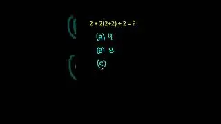 Solve using BODMAS / PEMDAS