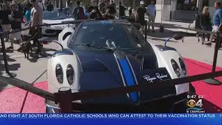 Luxurious And Exotic Cars Lined Las Olas Boulevard Over The Weekend