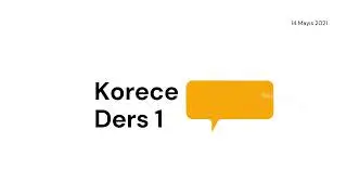 Korece Ders 1