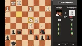 My worst puzzle battle win #chess