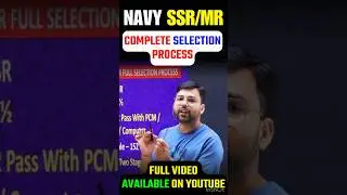 Navy ssr full selection process,navy ssr 2024 vacancy #navy #shortsfeed #viralvideo