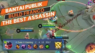 Bantai Publik Build Franco The Best Assassin In Mobile Legend Indonesia #zuanxgaming