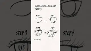 How to Draw Eyes Step by Step 2 | Easy Eye Drawing Tutorial for Beginners  #eyesketch #art #shorts