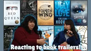 Reacting to Fan-Made book trailers (Cruel Prince, Powerless, Fourth Wing, Haunting Adeline etc.)