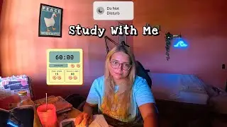 study with me 🌊 60/15 pomodoro | brown noise | civil servant exams