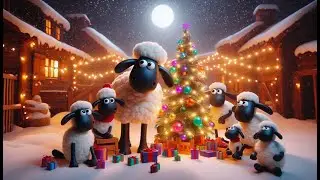 Una Nevosa Celebrazione di Natale con Shaun e il Gregge