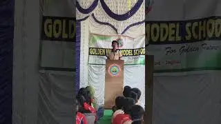 #Inspiring Speeches by Students #Republic Day Celebration @Golden Vision Model School.