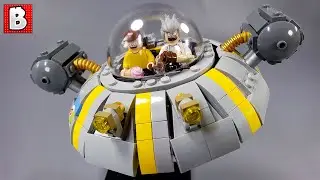 Rick's Ship! LEGO Rick and Morty Custom Build