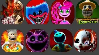 Poppy Playtime Chapter 1 to 5,Poppy Playtime Chapter 5 Fanmade,Lilly Lovebraids,Pianosaurus,Yarnaby
