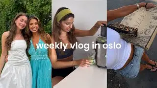 oslo vlog ♡  bestie dates, bachelorette party & my core workout routine