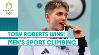 Gold for Toby Roberts :gb: | Men's Sport Climbing | #Paris2024 Highlights