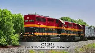 [4K] KCS GP22ECOs running Lumber LHF