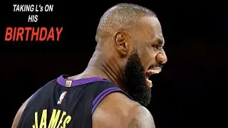 Lebron James Taking Ls On His Birthday Gets Destroyed by Pistons