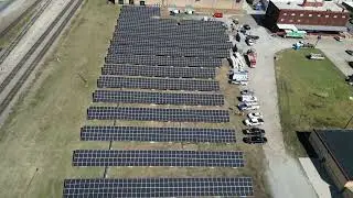 Commercial solar  job in south Illinois.
