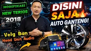 Modif Tampilan New Terios 2018 Audio Canggih🔥Ban Bridgestone, Velg SSW & Head Unit Nakamichi Saga