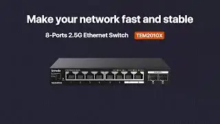 8-Port 2.5G Ethernet Switch with 2*10G SFP+ slots