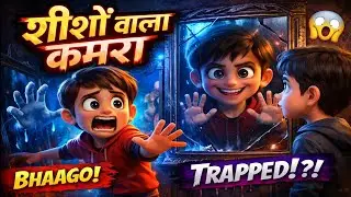 शीशों वाला कमरा 😱 | 3D Pixar Style Horror Story in Hindi | Scary Animation Story