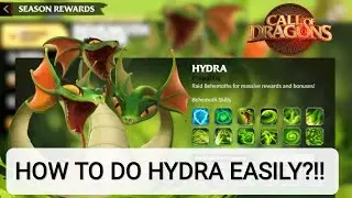 Call of Dragons - How to do Hydra Easily?!