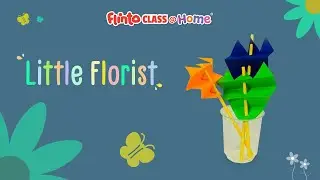 Little Florist | 5 Minute DIY Easy Craft | Flintoclass@HOME