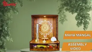 How to  Assemble Heartily Maha Mangal wooden temple | DIY TEMPLE | Small home temple | pooja mandir