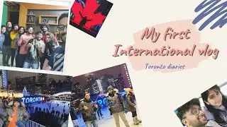 My First international vlog | Toronto | Harbourfront | Iceskating | Nathan Philips Square