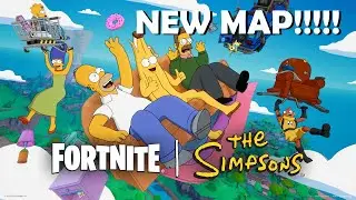 1ST DUB IN NEW FORNITE SIMPSON MAP!!!