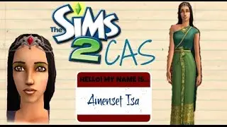Sims 2 CAS: Egyptian Princess