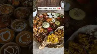 Biggest Thali of India ❤️🔥#indianfood #biggestthali