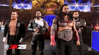 WWE 2K25 WAR GAMES THE OLD BLOODLINE VS THE NEW BLOODLINE 