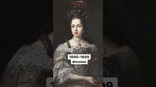 1690-1699 dresses ⚜️🥀⚜️|| fashion history || 17th century || baroque art || beautiful gowns